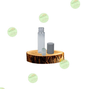 Envase Rollon Plastico 10ml Tapa plateada