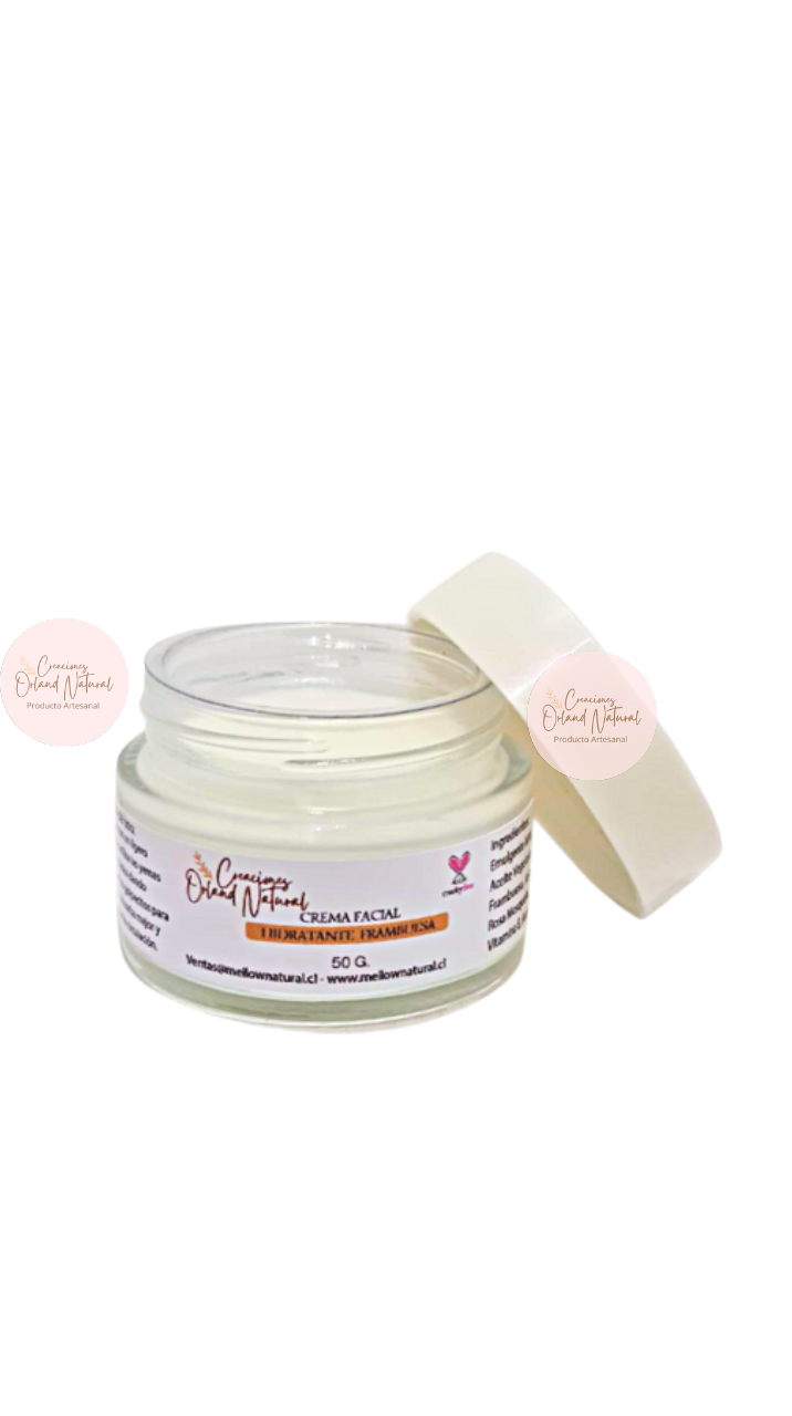 Crema Facial Hidratante Frambuesa