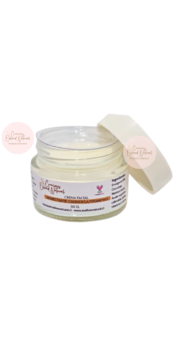 Crema Facial Humectante Caléndula Vitamina E